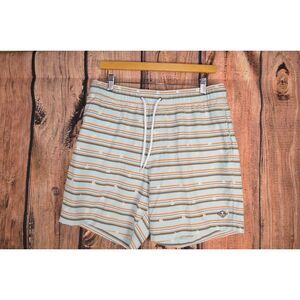 Sperry Top-Sider Board Shorts Mens Large Swim‎ Trunks Striped Surf Beach Summer